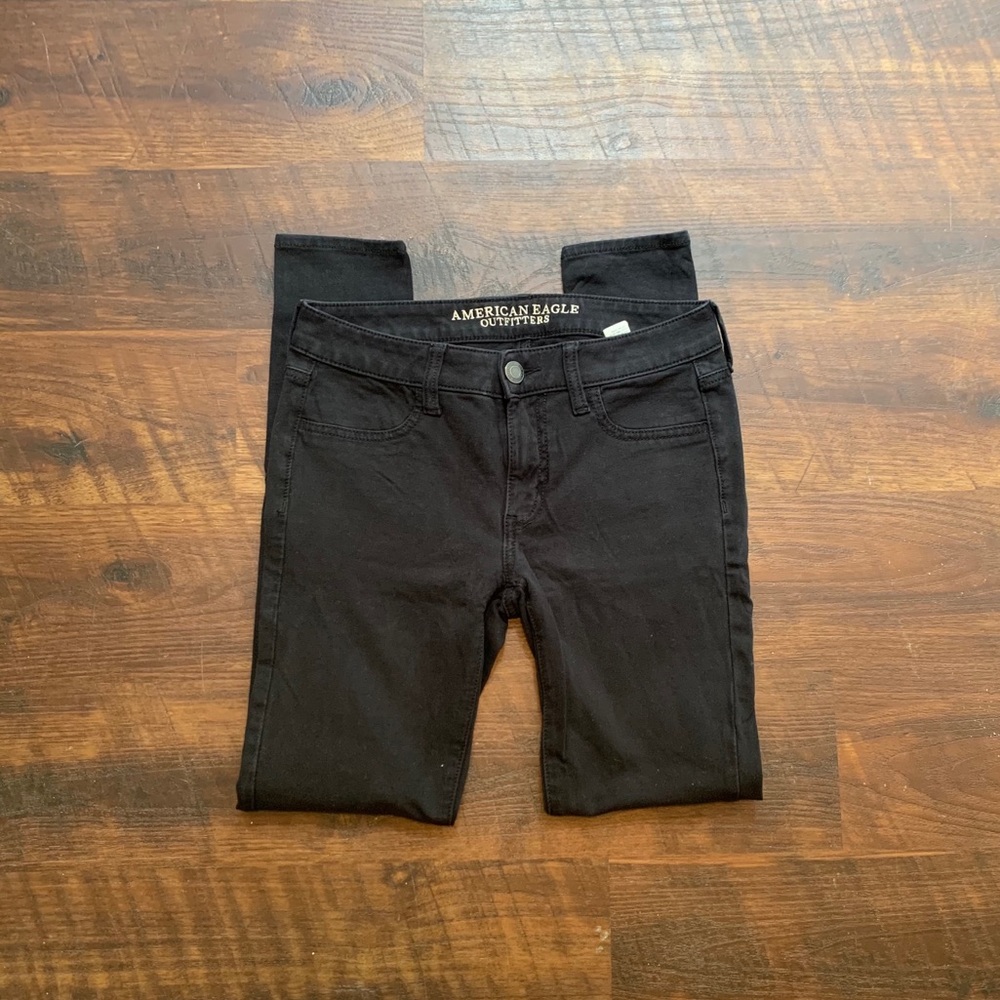 American eagle mid rise jeggings.